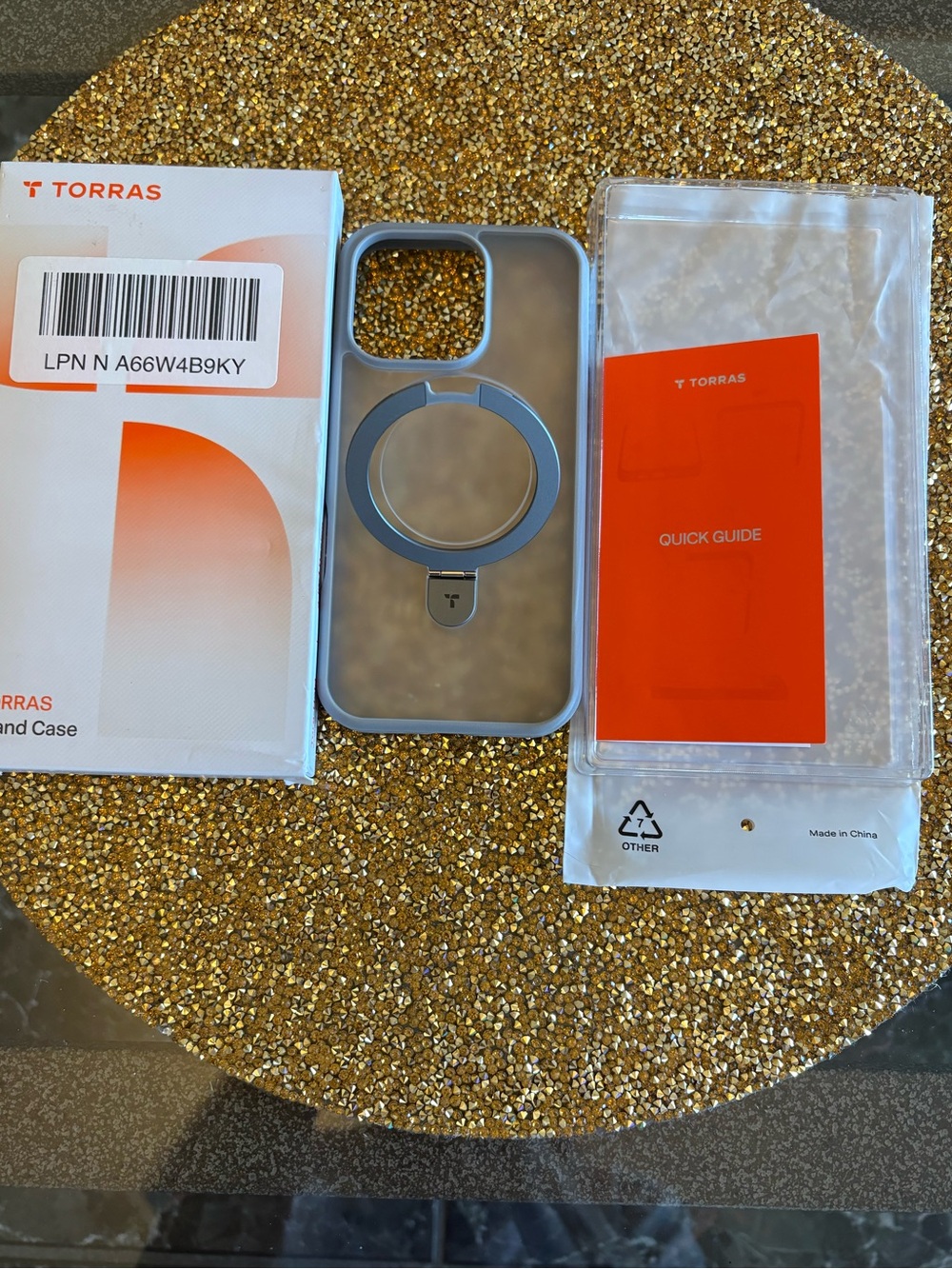 TORRAS NWT Ultra Magnetic Ring Ostand for iPhone 16 Pro  Case. 6.3”
